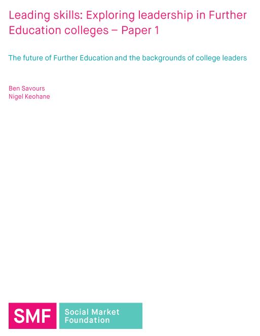 Leading skills: Exploring leadership in Further Education colleges ...